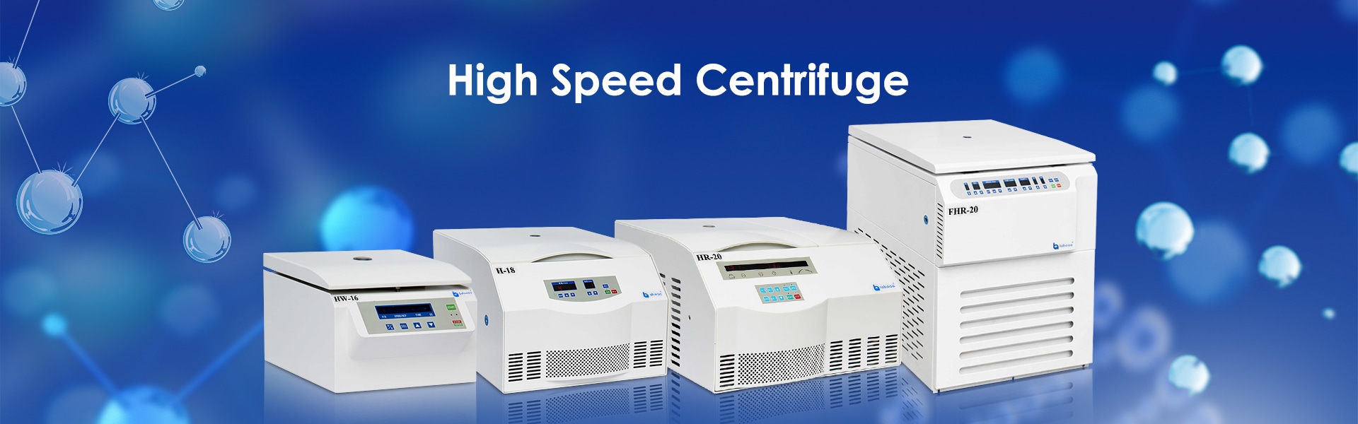 banner of high speed centrifuge