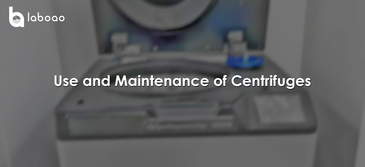 Use And Maintenance Of Centrifuges